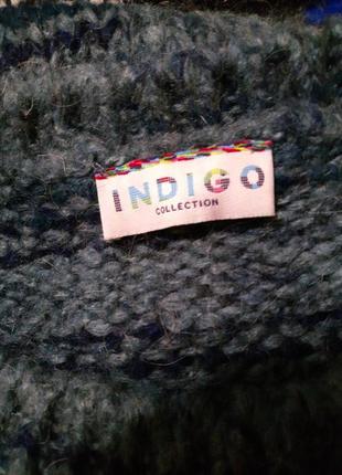 Жіночий вовняний, мохеровий светр, світшот indigo від m&s, джемпер, реглан.4 фото