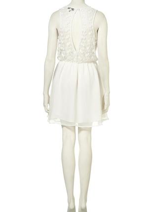 Платье topshop floral lace flippy dress с кружевной спинкой6 фото