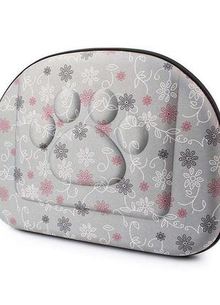 Удобная сумка-переноска taotaopets 251102 gray для собак и котов 43*27*31см2 фото