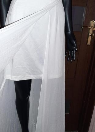Платье с колье длинное в пол от h&m для свадьбы, праздника3 фото