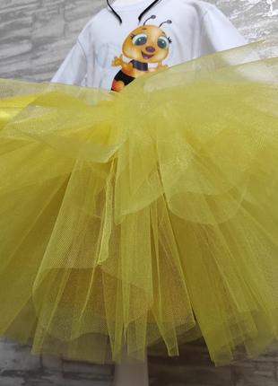 Костюм бджілки карнавальрий костюм бджоли сукня бджілки4 фото