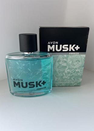 Туалетная вода avon musk freeze+1 фото