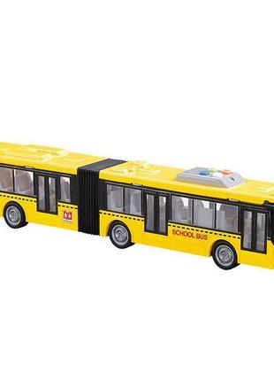 Іграшка автобус із відкривними дверями звукові та світлові ефекти2 фото