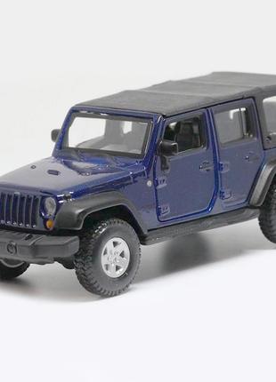 Машинка металлическая jeep wrangler unlimited rubicon