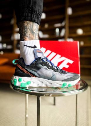 Кроссовки nike react element 87 "neptun green"