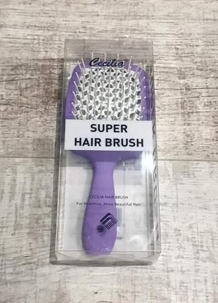 Гребінець для волосся super hair brush cecilia8 фото