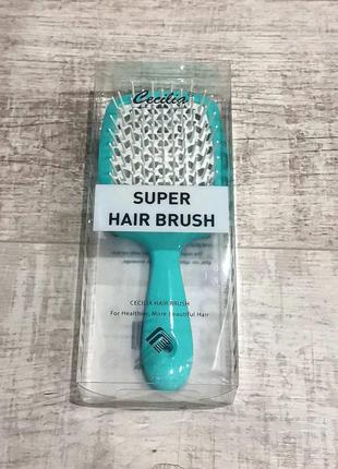 Гребінець для волосся super hair brush cecilia9 фото