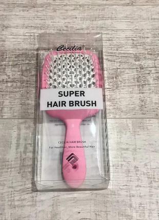 Гребінець для волосся super hair brush cecilia5 фото