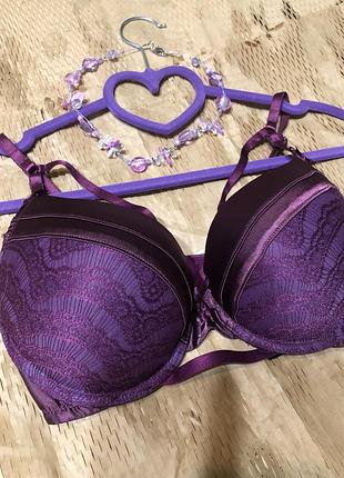 Шикарный фирменный бюстгальтер 3 d пуш-ап, 32 d