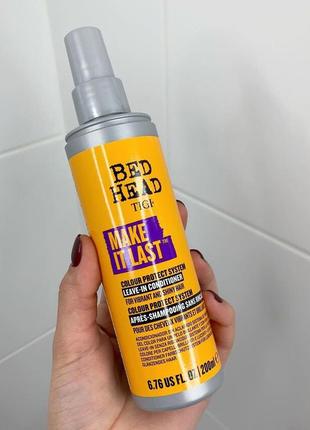 Несмываемый кондиционер для волосtiigi bed head make it last color protect system1 фото