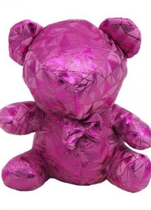 Мягкая игрушка "мишка лари", малиновый