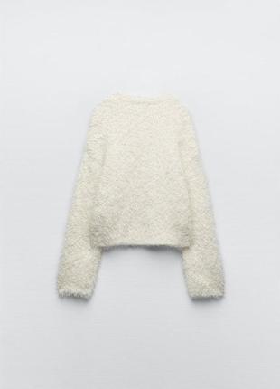 Zara пушистый свитер в наличии6 фото