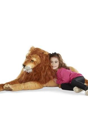 Гігантський плюшевий лев 180 cм melissa&doug md121025 фото