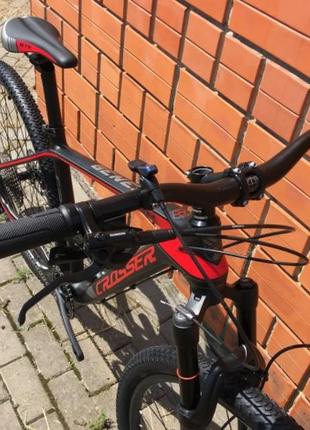 Карбоновий велосипед crosser genesis 29 carbon (18) гідравліка deore, вилка повітряна10 фото
