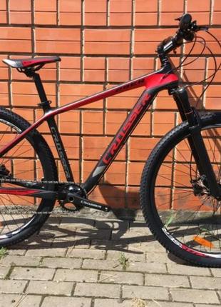 Карбоновий велосипед crosser genesis 29 carbon (18) гідравліка deore, вилка повітряна