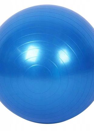 М'яч для фітнесу (фітбол) springos 85 см anti-burst fb0009 blue poland2 фото