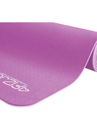 Килимок (мат) для йоги та фітнесу 4fizjo tpe 6 мм 4fj0143 pink/purple poland1 фото