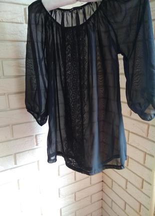 Oodji шифонова блуза, кофта, кофточка, блузка