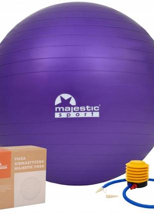 Мяч для фитнеса (фитбол) majestic sport 65 см anti-burst gvp5028/v poland