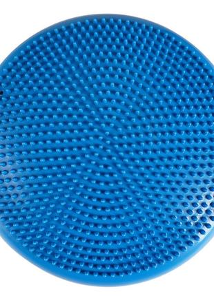 Балансировочная подушка-диск cornix 33 см (сенсомоторная) массажная xr-0054 blue poland3 фото