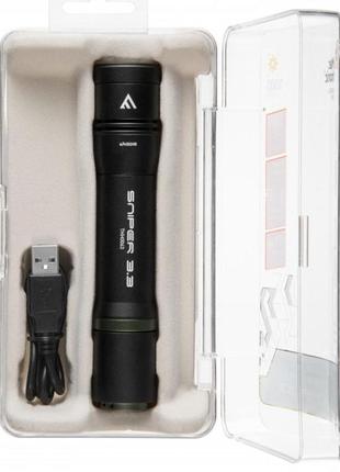 Ліхтар тактичний mactronic sniper 3.3 (1000 lm) focus powerbank usb rechargeable (thh0063)8 фото