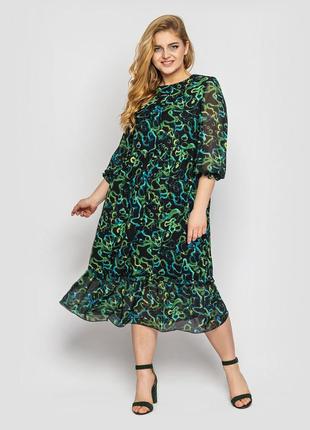 Платье muar андрэа 54 зеленый 0317