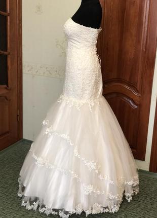 Новое свадебное платье! распродажа!7 фото