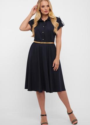 Платье muar альмира  48 темно-синий 0279