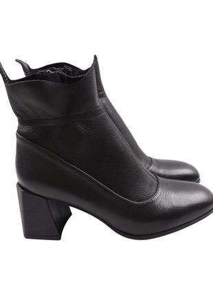 Ботильоны женские angelo vani черные натуральная кожа, 40