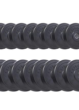 Блины диски для гантелей и штанг композитные под штангу 30 мм набор композитных дисков elitum titan 120 кг2 фото