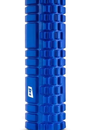 Ролер масажер (валик, ролик) hop-sport eva 45 см синій3 фото