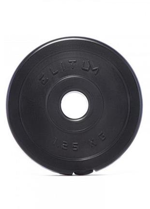 Диски (млинці) для штанги і гантелей диск з abs-покриттям elitum 1,25 кг диски на штангу гриф2 фото