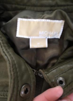 Кожаная куртка косуха michael kors2 фото