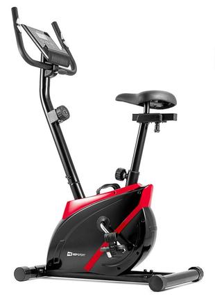 Велотренажер магнітний hop-sport hs-2070 onyx червоний, кардіотренажер велотренажер для дому до 120 кг.3 фото
