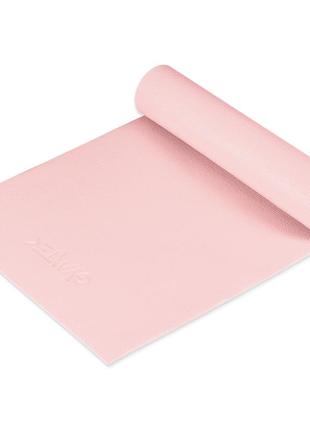 Килимок (мат) для фітнесу та йоги gymtek 0,5 см рожевий2 фото