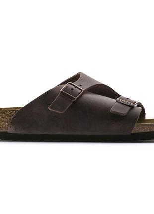 Сланцы birkenstock zurich коричневые. оригинал5 фото