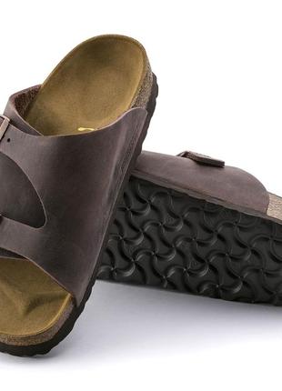 Сланцы birkenstock zurich коричневые. оригинал4 фото