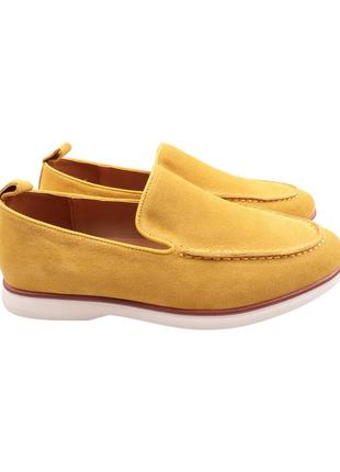 Туфли женские gifanni желтые натуральная замша