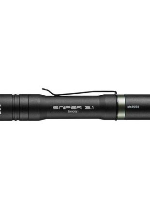 Фонарь тактический с выдвижной линзой mactronic sniper 3.1 (130 lm) usb rechargeable magnetic (thh0061)3 фото