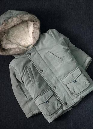 Парка, поліестер, махра тм "george" (80-86 см) (куртки)