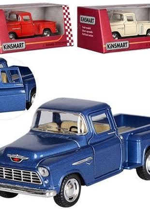 Машинка kt 5330 w (24шт) металл, инер-я,12см, 1:32, рез.кол, открыв двери,3 цвета, в кор-ке,16-7-8см