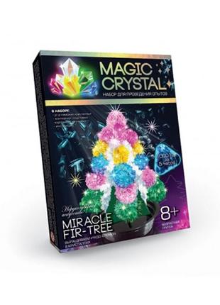 Набор для опытов по химии кристаллы magic crystal на русском языке, в коробке 18x13x2,5 см