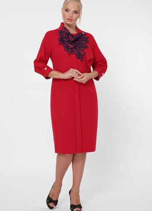 Платье muar элиза 58 красное 0251