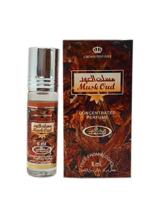 Женские масляные духи oud & musk al-rehab (уд и муск аль-рехаб) 6 мл1 фото