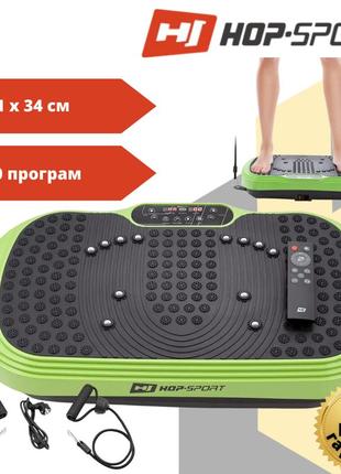 Виброплатформа hop-sport hs-040vs cube салатовый, до 120 кг