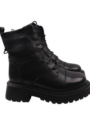 Ботинки женские farinni черные натуральная кожа, 39