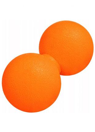 Масажний м'яч подвійний springos lacrosse double ball 6 x 12 см fa0023 poland