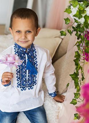 Миколка вишита сорочка стійкою комір