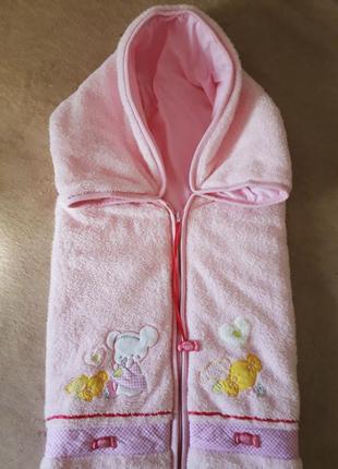 Конверт на выписку, плед махровый, пледик, одеяло