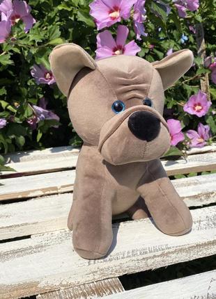М’яка іграшка песик французький бульдог